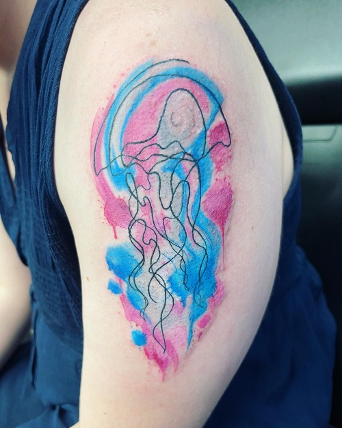 trending Transgender Flag Tattoos  2