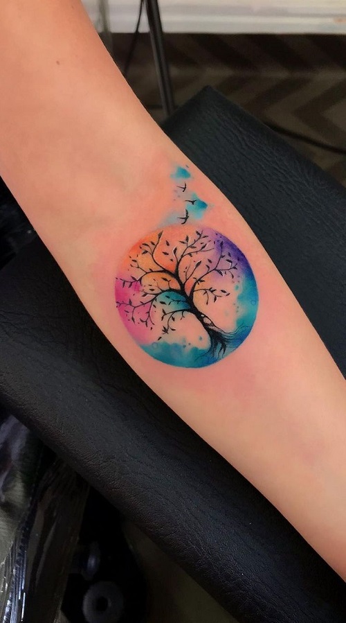 New tree tattoo 4