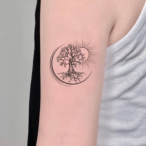 New tree tattoo 3