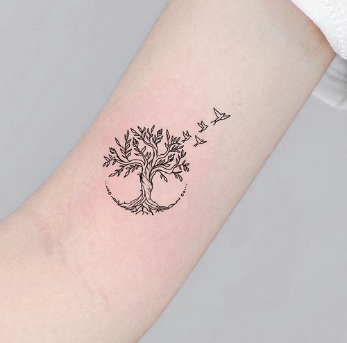 New tree tattoo 5