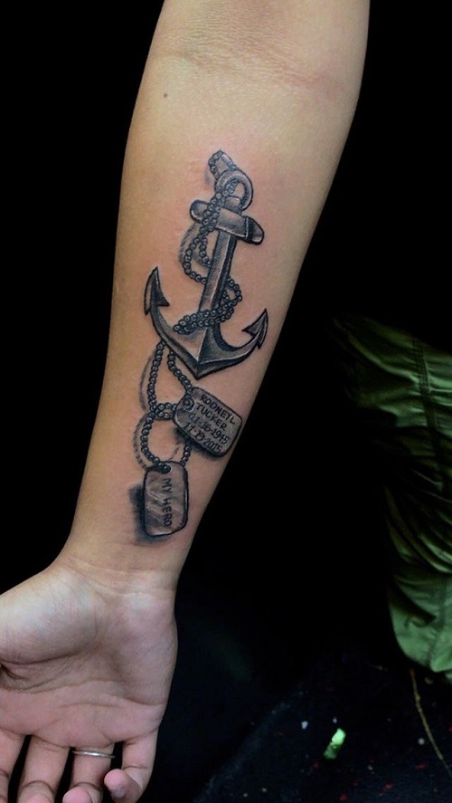 Top Anchor Tattoos Ideas 3