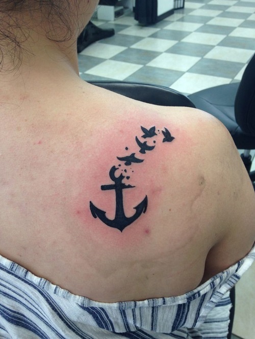 New Anchor Tattoos Ideas 4