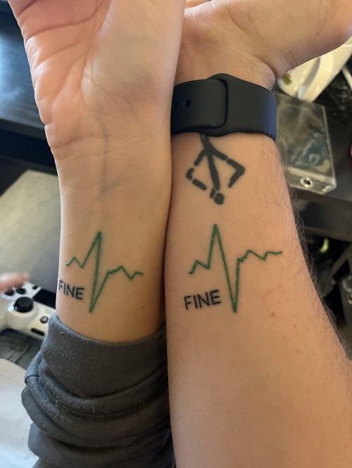Romantic Matching Tattoos for Couples 1