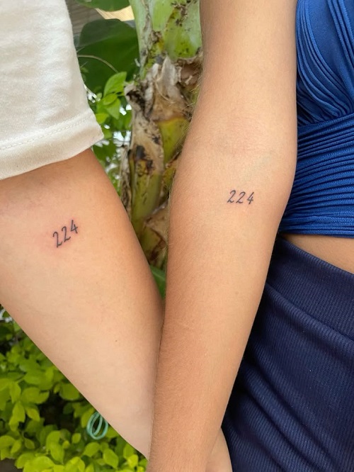 Trending Romantic Matching Tattoos for Couples 4