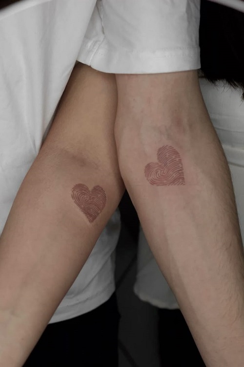 Top Romantic Matching Tattoos for Couples 2