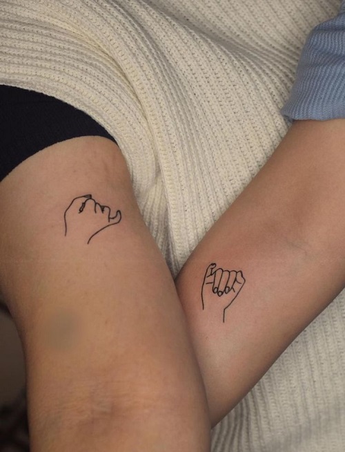 Best Romantic Matching Tattoos for Couples 3