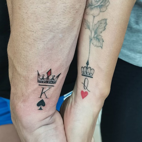 Romantic Matching Tattoos for Couples 3