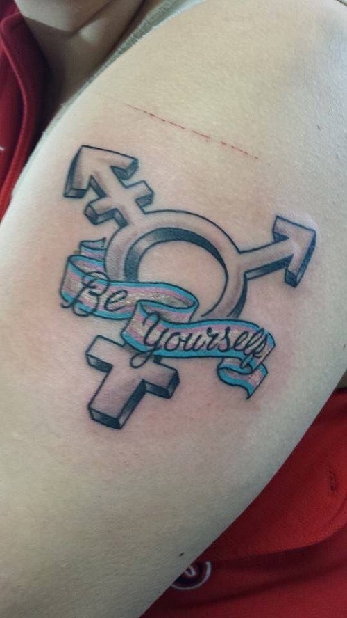 Symbol of Pride tattoo