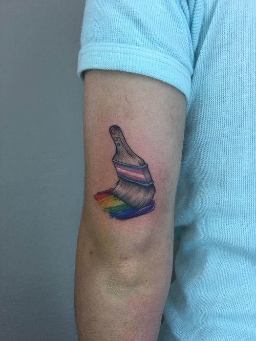 Brushes of Pride tattoo