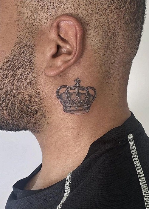 Trendy Neck Tattoos for Guys