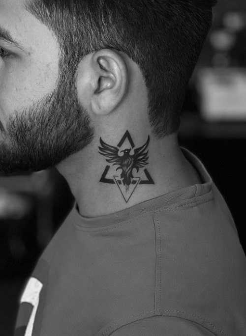 subtle neck tattoo ideas 3