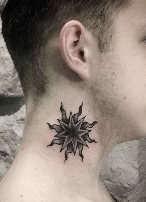 unique tattoos for neck