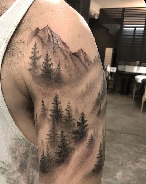 Inspiring Upper Arm Tattoos for Men 5