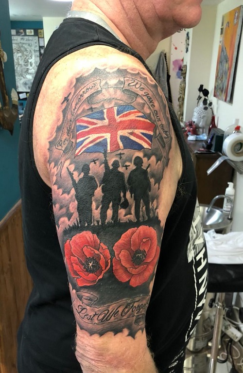 Trending Upper Arm Tattoos for Men 3