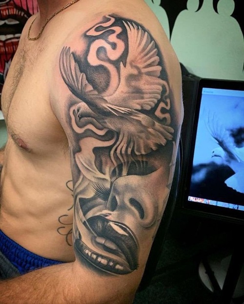 Latest Upper Arm Tattoos for Men 1