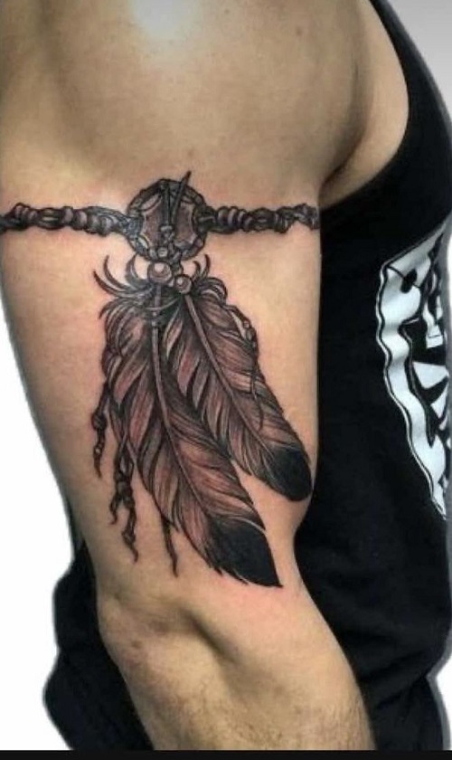 Unique Upper Arm Tattoos for Men 1