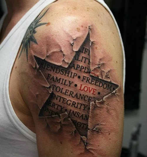 Inspiring Upper Arm Tattoos for Men 1
