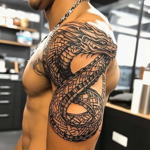 Inspiring Upper Arm Tattoos for Men 2
