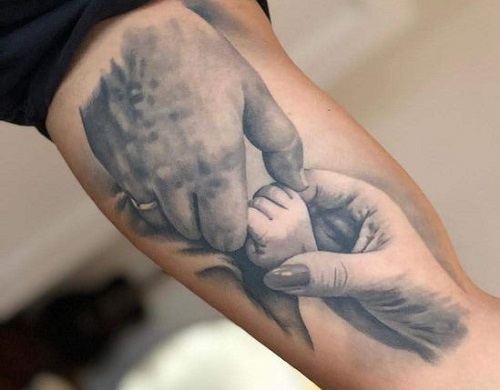 Stunning Father-Daughter Bond Tattoo 4