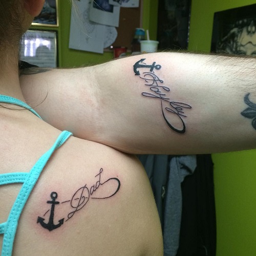 Stunning Father-Daughter Tattoo Ideas 6