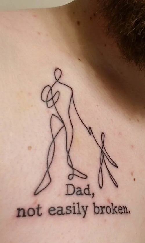 meaningful father daughter tattoo ideas 4