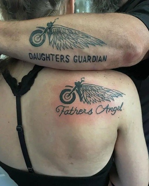 New Father-Daughter Tattoo Ideas 1