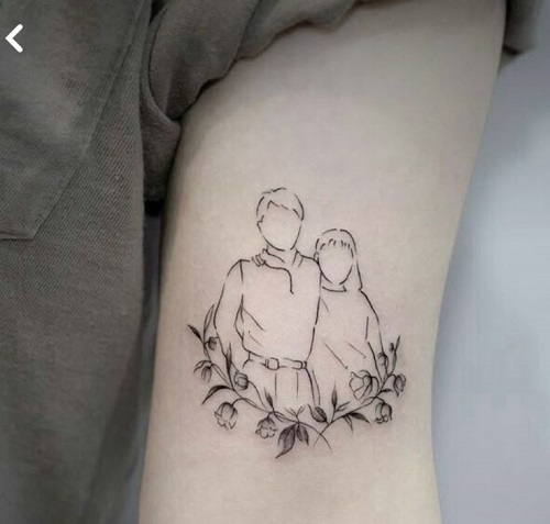 New Father-Daughter Tattoo Ideas 5