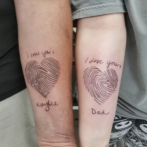 Stunning Father-Daughter Bond Tattoo 3