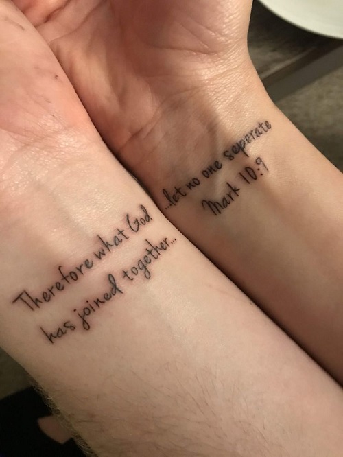 Love Quotes Tattoo 4