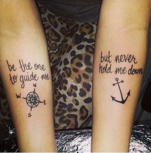 Love Quotes Tattoo 1