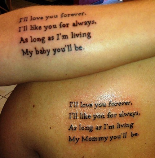 Top Love Quotes Tattoo 4