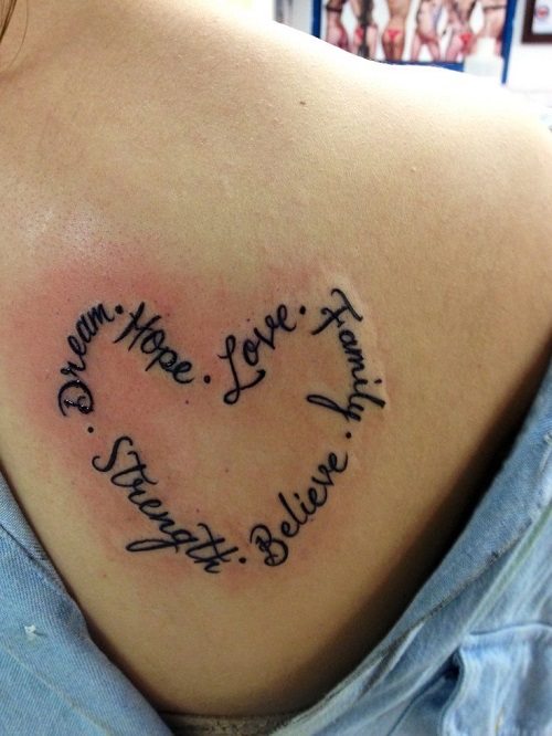 Top Love Quotes Tattoo 3