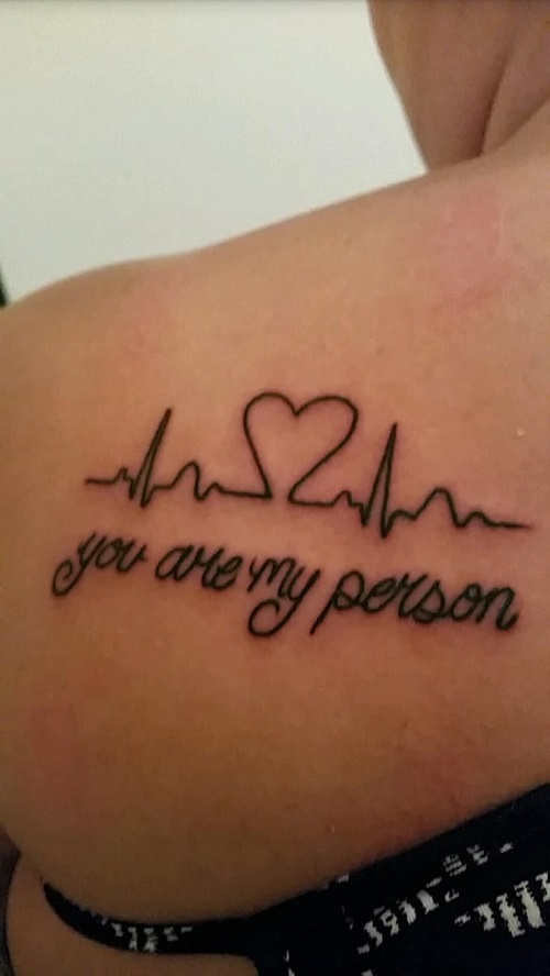 Stunning Love Quotes Tattoo 6
