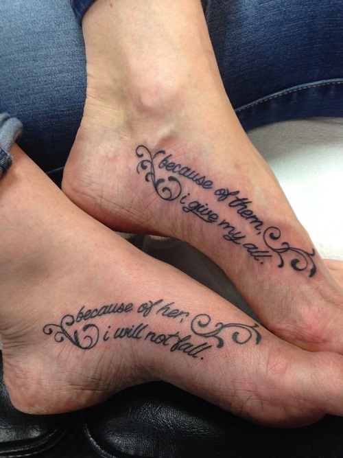 Stunning Love Quotes Tattoo 5