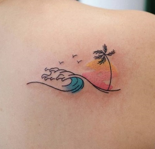 Stunning Fine Line Art tattoo 6