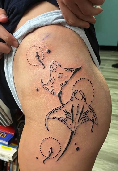 Best Fine Line Art tattoo 7