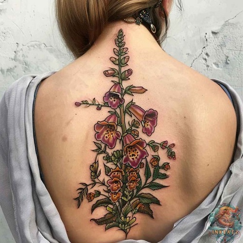 Easy and Cute Flower Tattoos 5
