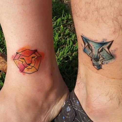 Shoulder Geometric Tattoos Design 3