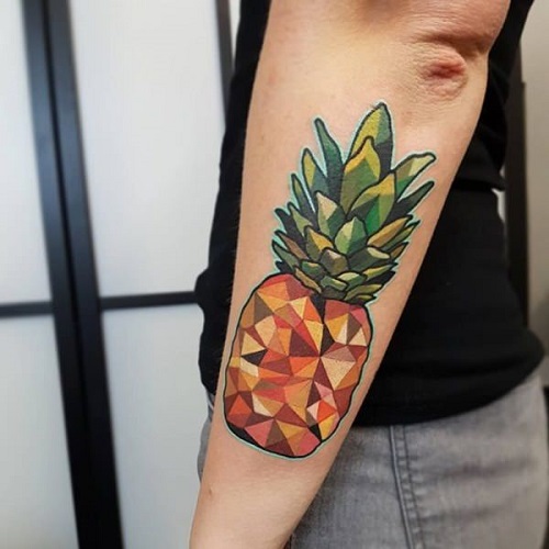 Shoulder Geometric Tattoos Design 4
