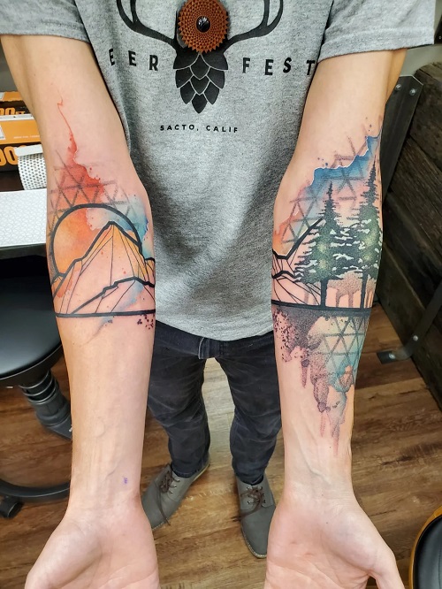 Geometric Tattoos Ideas 3