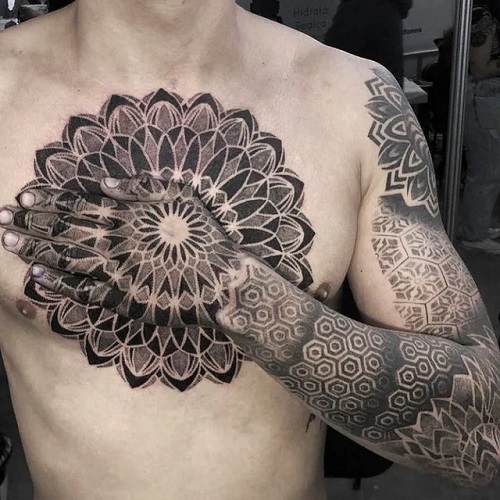 Easy Geometric Tattoos Design