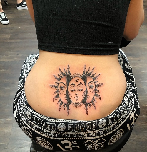 Stunning Lower Back Tattoos 4