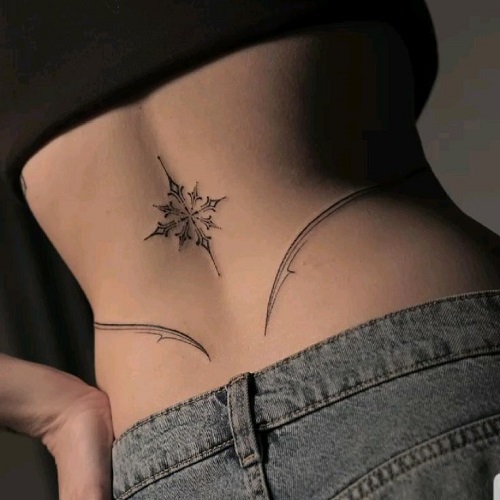 Stylish Lower Back Tattoos 1
