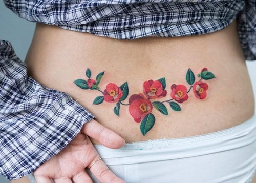 Stylish Lower Back Tattoos 2