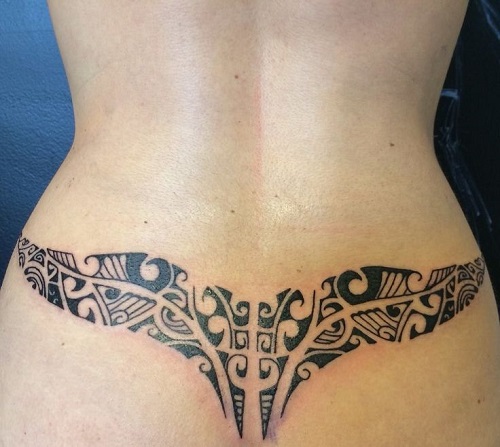 Stylish Lower Back Tattoos 4