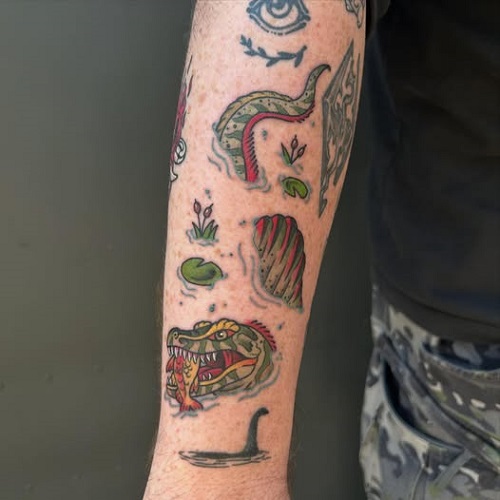 leg Patchwork Tattoo 3