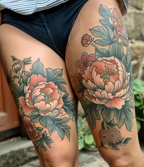 Stunning Flower Tattoos