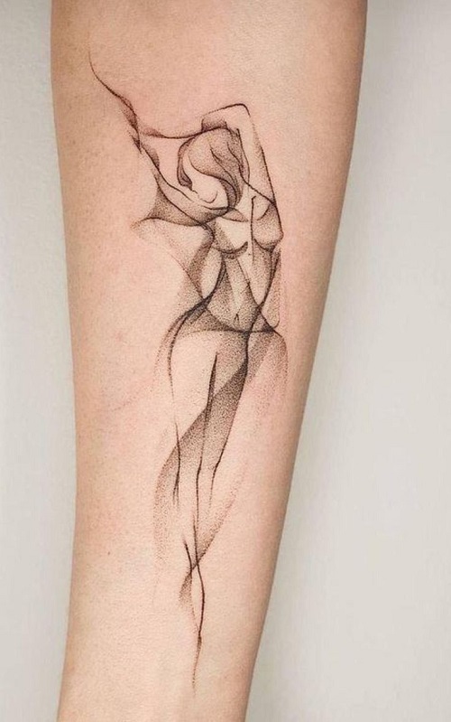 New Fine Line Art tattoo 6
