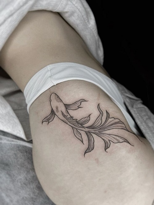 New Fine Line Art tattoo 7