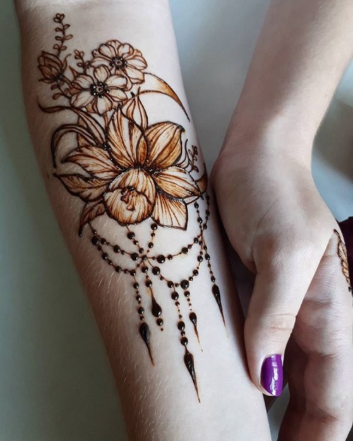 Easy and Cute Henna Tattoos Ideas 5